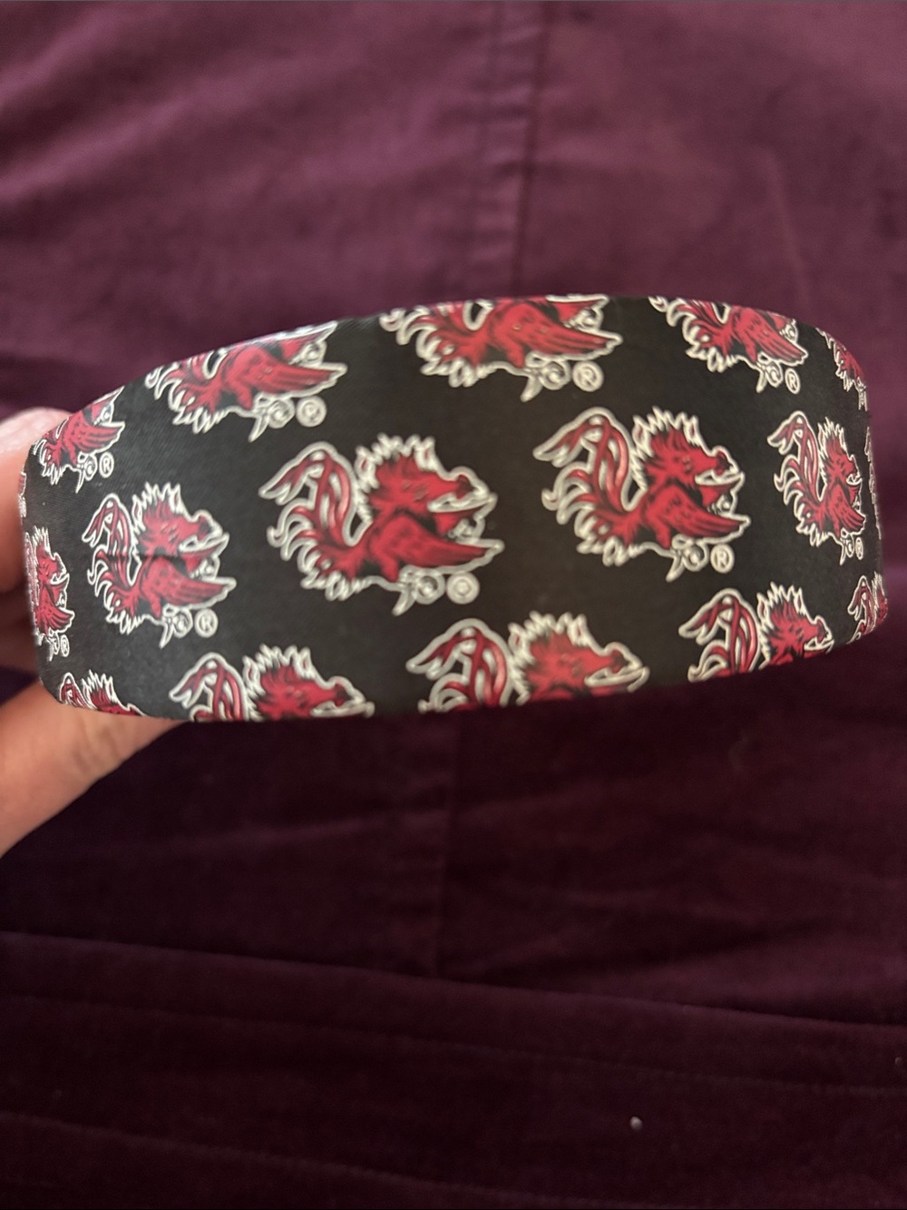 Gamecock headband. U of SC